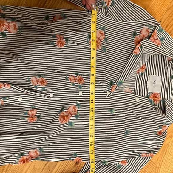Rails Striped Floral Shirt - Picture 3 of 4